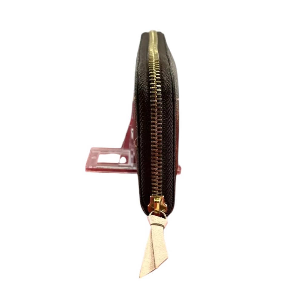 Louis Vuitton Monogram Clemence Wallet Rose Ballerine, COA, Microchipped - Picture 9 of 14